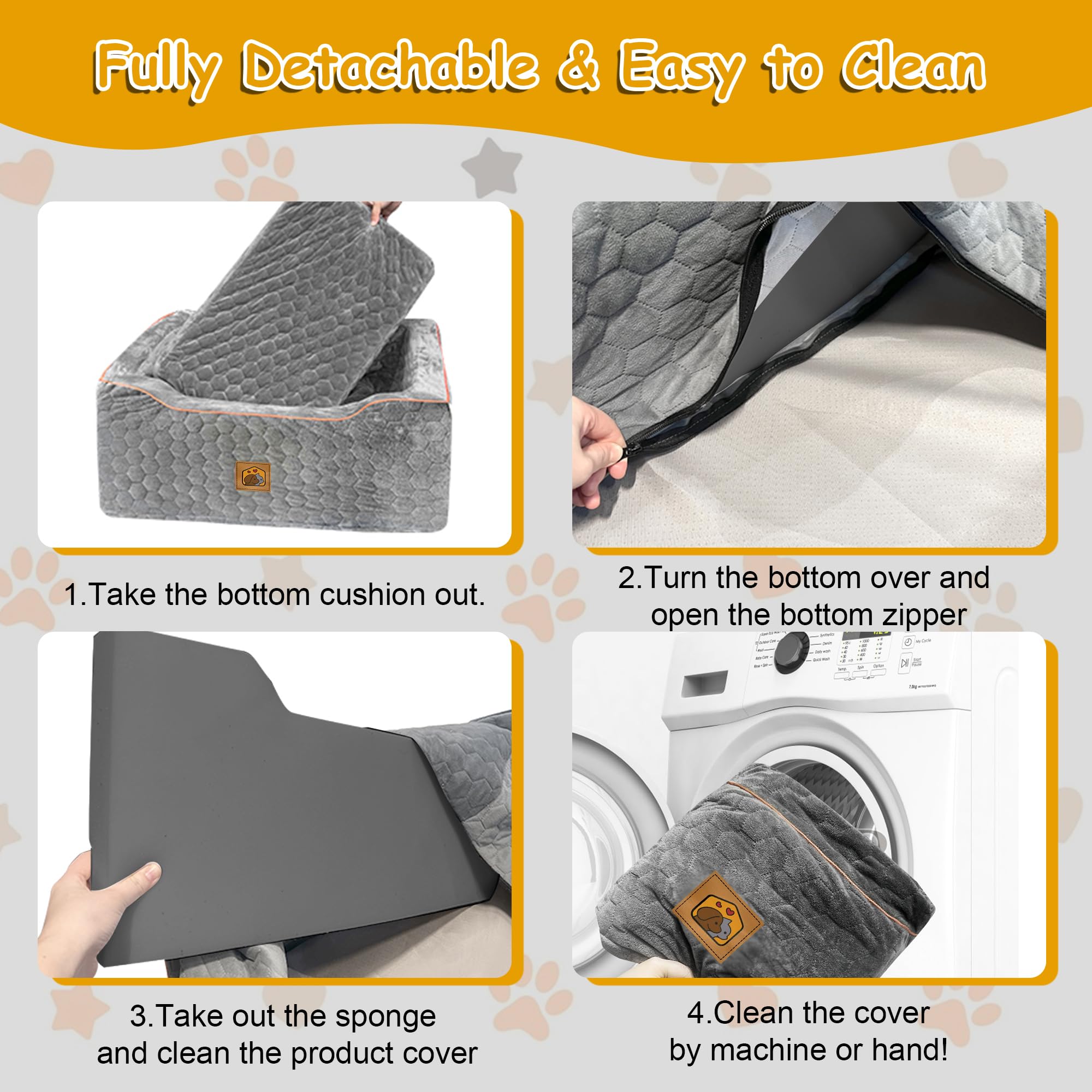 Melafa365 asiento-lavable-totalmente facilita limpieza tras paseos.