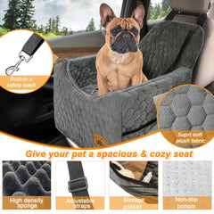 Melafa365 funda lavable asiento perro coche tela cristal velvet suave