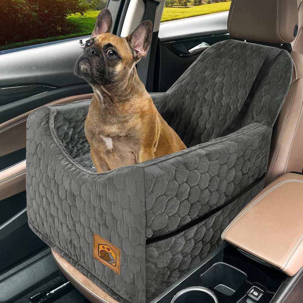 Melafa365 asiento para perros coche vista frontal, comodidad y elevación para disfrutar del paisaje