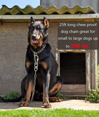 Cadena anti masticación de 3 mm MELAIRON para perros exigentes