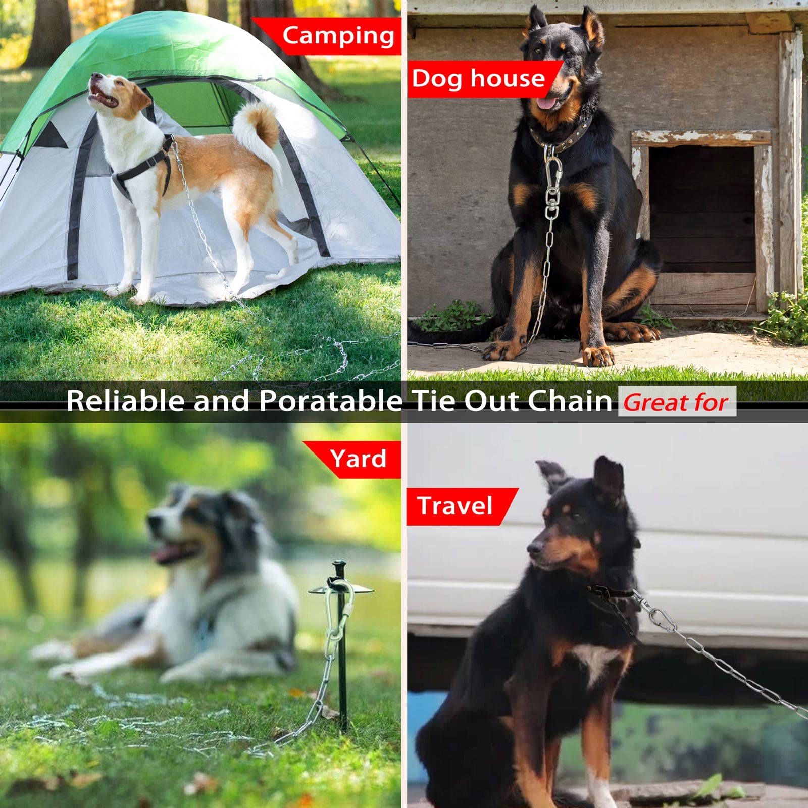 MELAIRON para exterior, ideal para camping y patios sin vallas