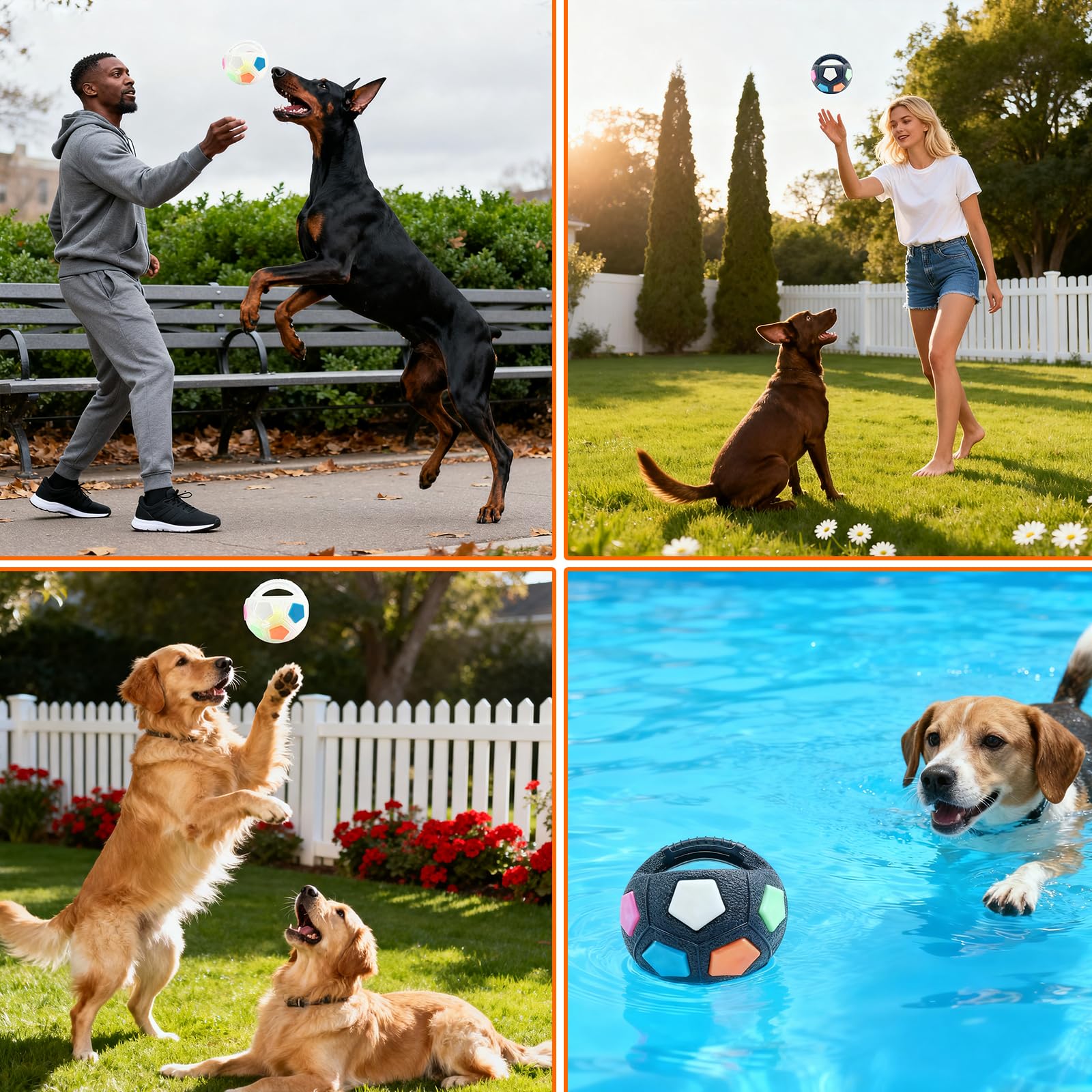 Juguete interactivo de Mellow Dog para perros, fomenta juego activo y vínculo durante sesiones.