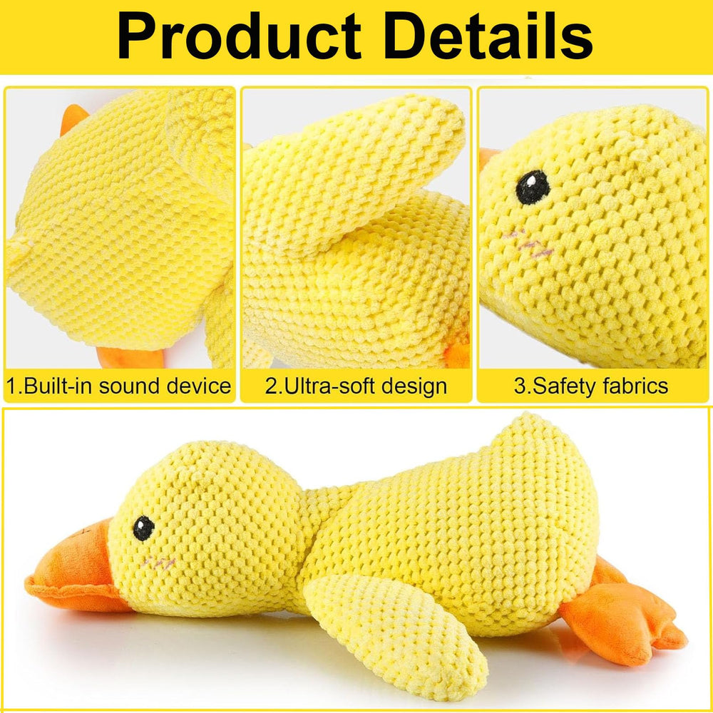 Pato mellow-duck con sonido de graznido para entretenimiento interactivo.