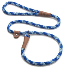 Mendota correa-collar deslizable zafiro, ideal para entrenamiento cómodo y control.