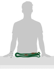 Cuerda impermeable multihilo verde en Mendota Snap Leash, fácil de limpiar.