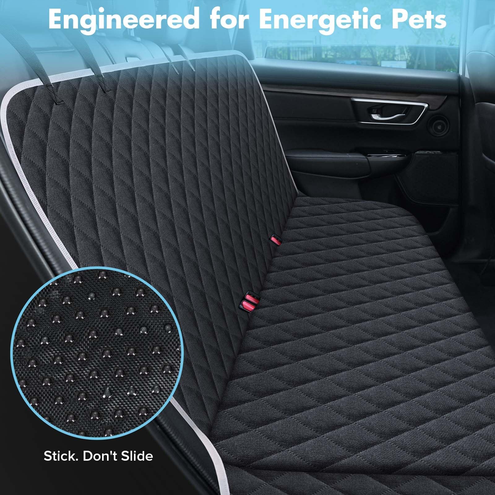 Meolsaek cubre asiento trasero para trucks y SUVs, compatible con varias configuraciones