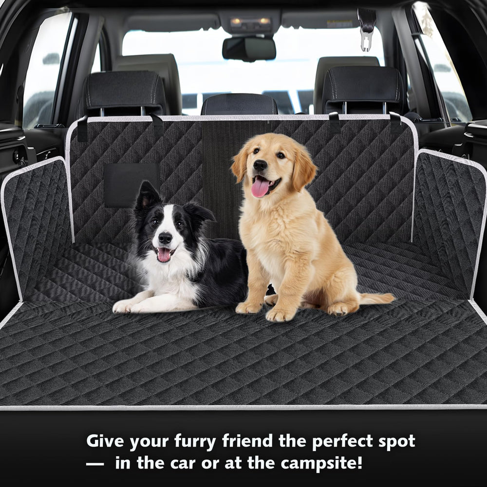 Meolsaek cubre asiento trasero resistente 1680D para uso diario con mascotas