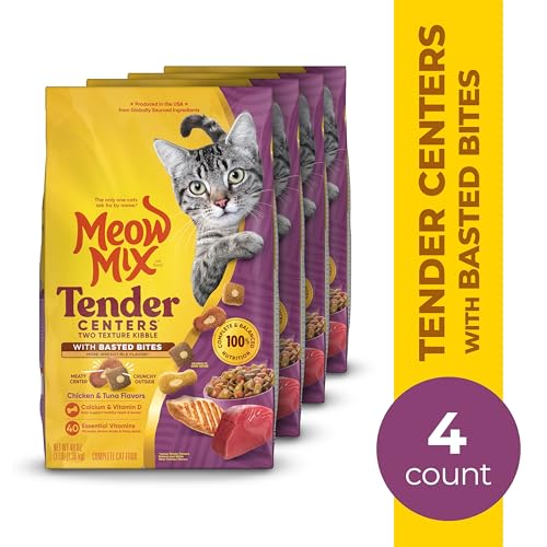 Meow Mix centros tiernos con doble textura en crocancia