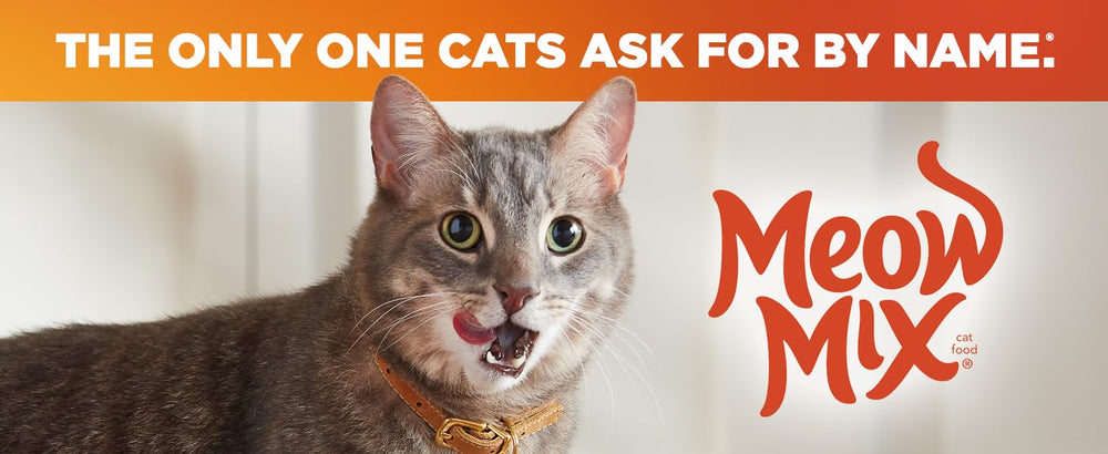 Aroma tentador de Meow Mix Irresistibles con pollo real para gatos curiosos