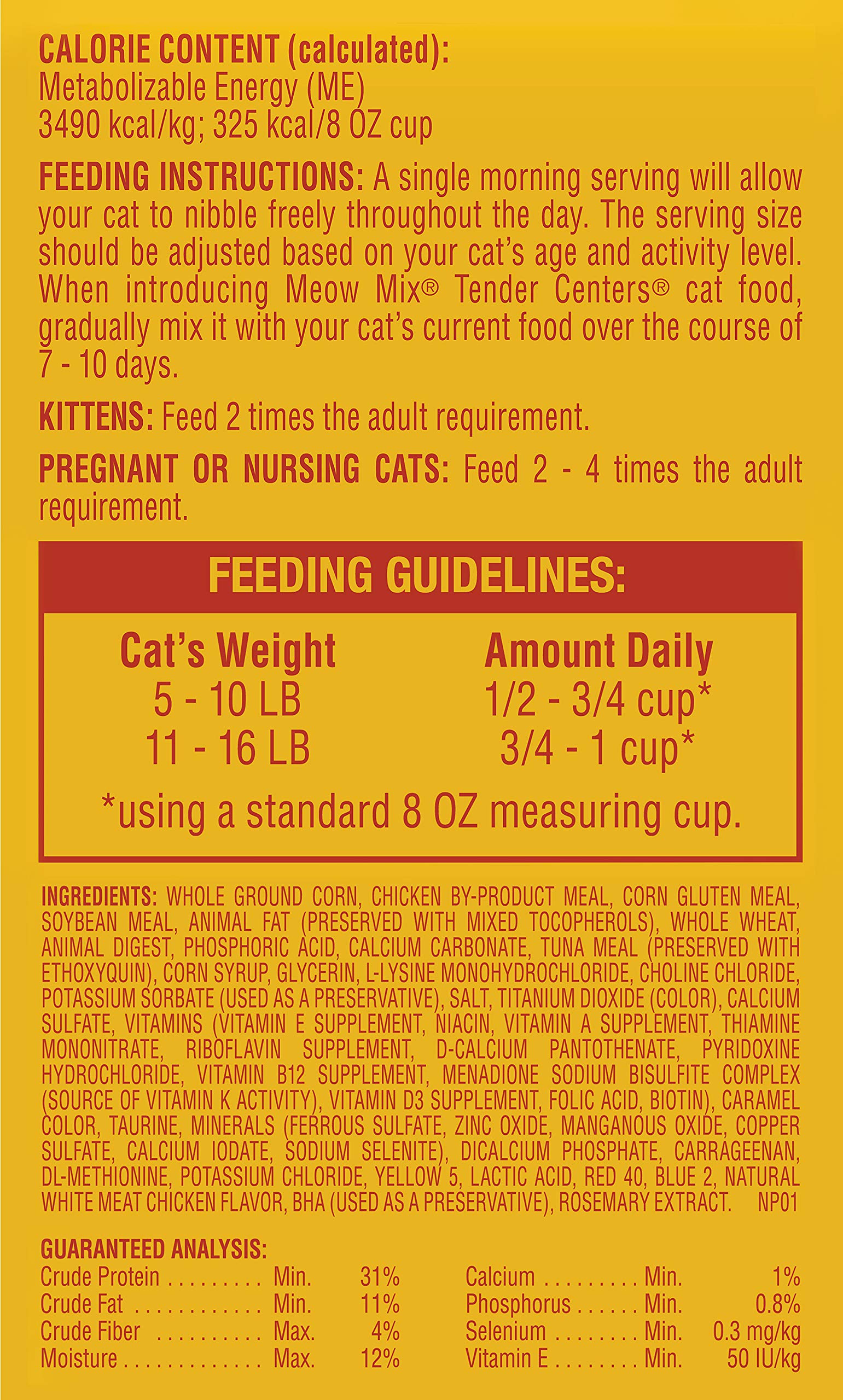 Meow Mix sabor pollo y atún para la hora de la comida