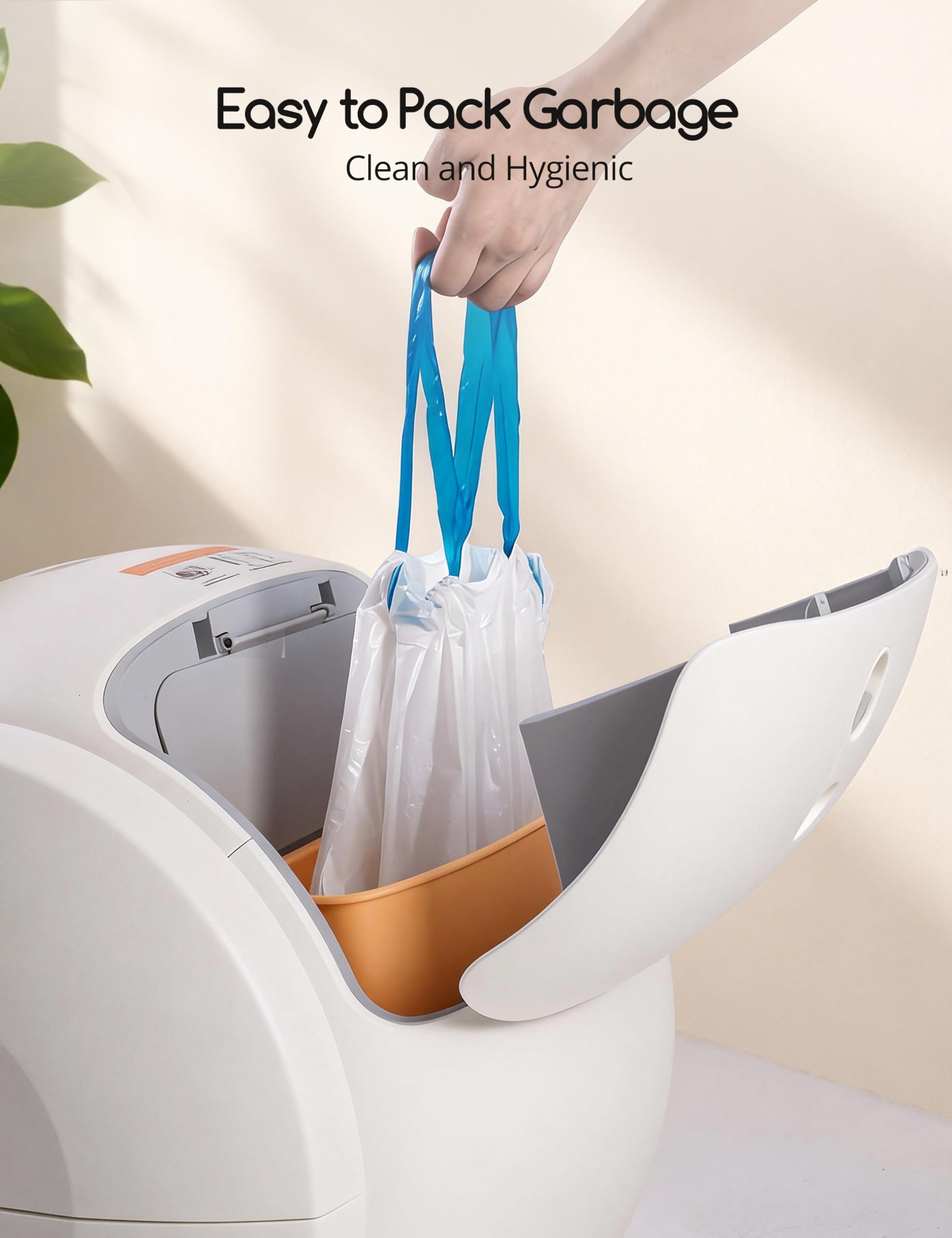 Meowant liner desechable para limpieza rápida y sin contacto.