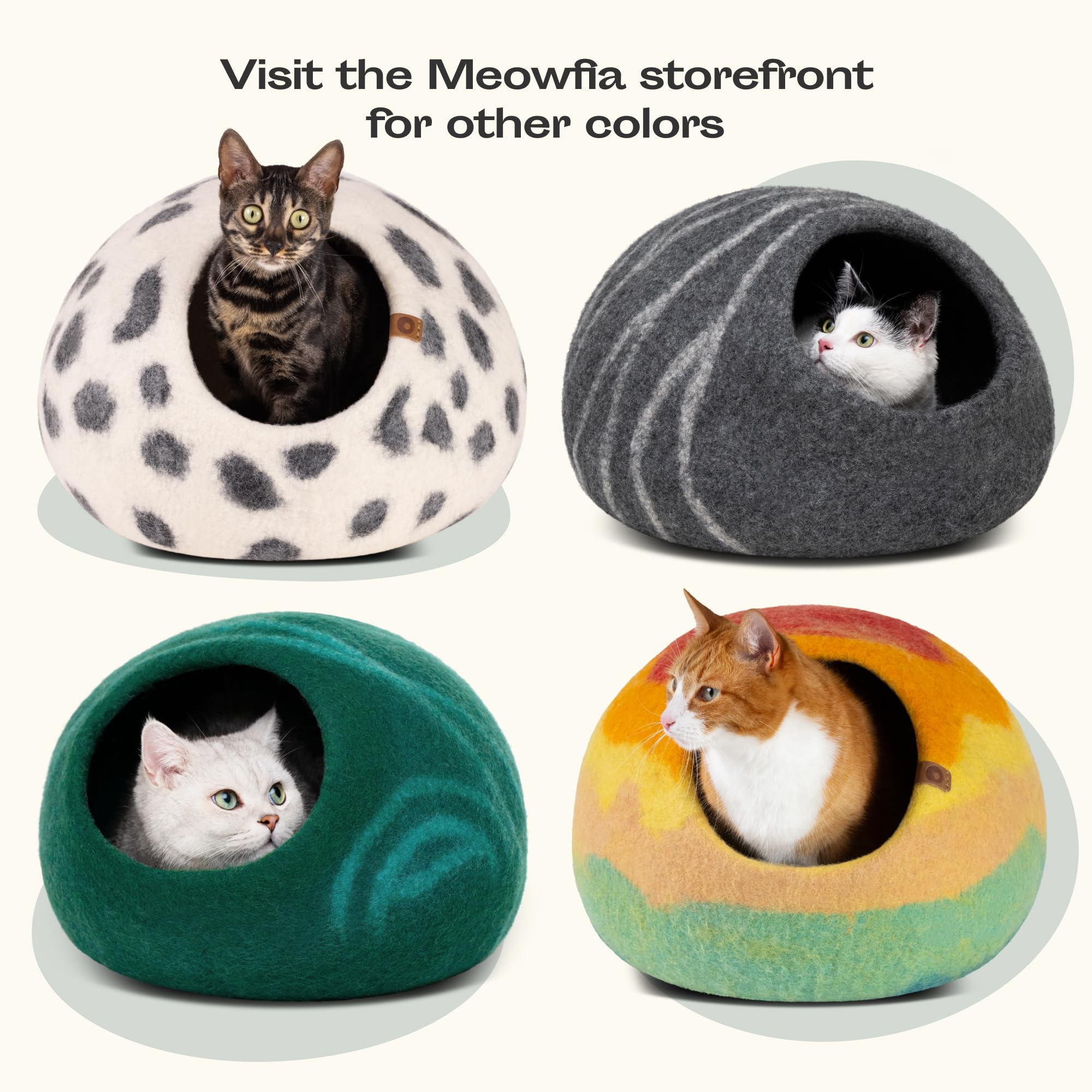 Ambiente hogareño con MEOWFIA Cueva, aspecto limpio.