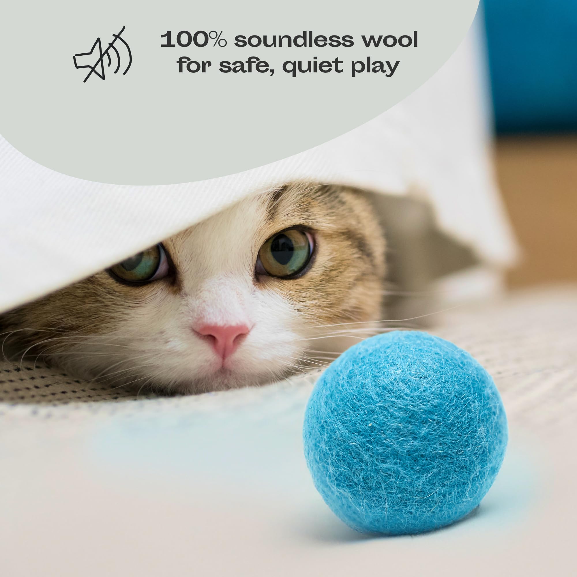 Regalo perfecto para gatos y amantes, las bolas MEOWFIA fomentan el juego