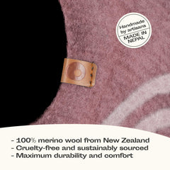 MEOWFIA Cama gato fieltro merino, detalle suave y duradero