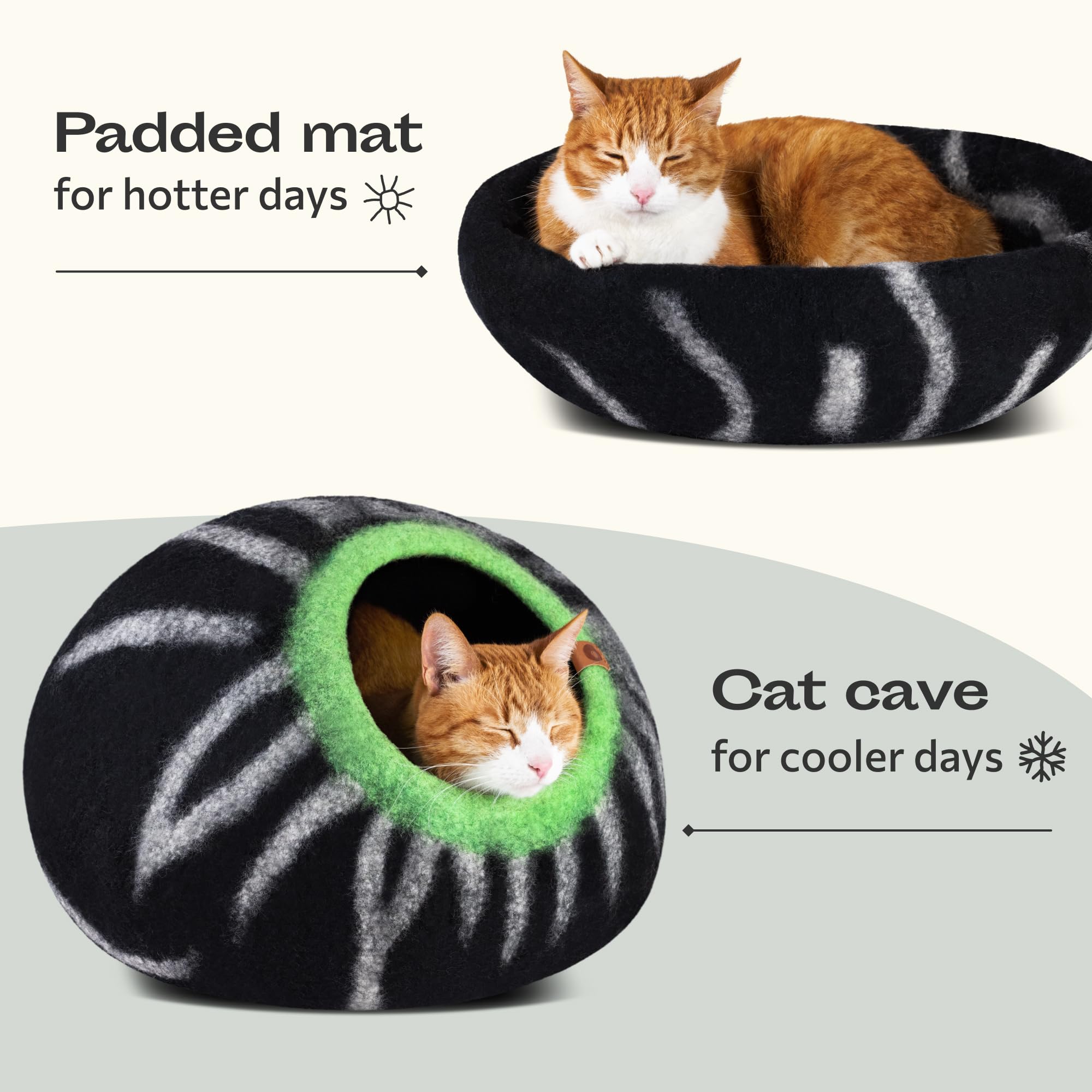 MEOWFIA Cueva Gato Diseño Elegante: complemento natural para el salón