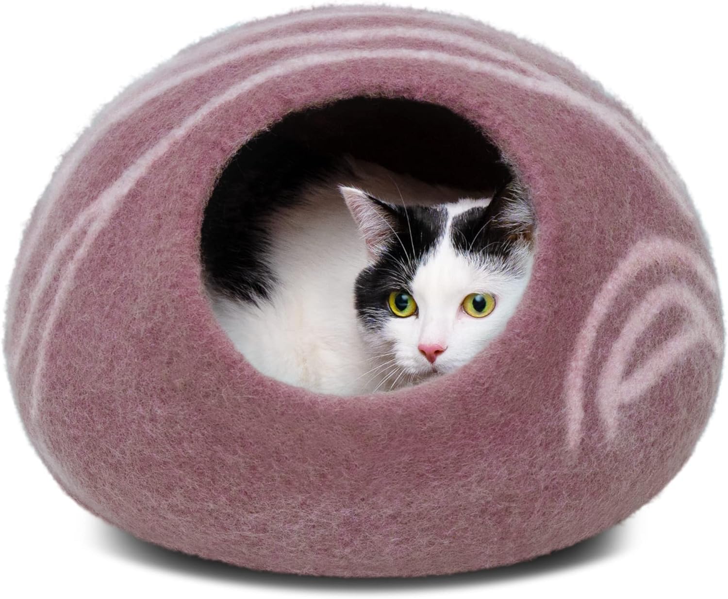 MEOWFIA Cueva de gato interior, refugio cálido y cómodo para tu felino.