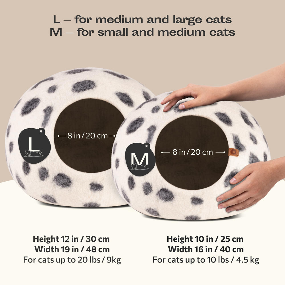 MEOWFIA Cueva de Gatos Doble Uso, perfecto para dormir o jugar en la tapa.