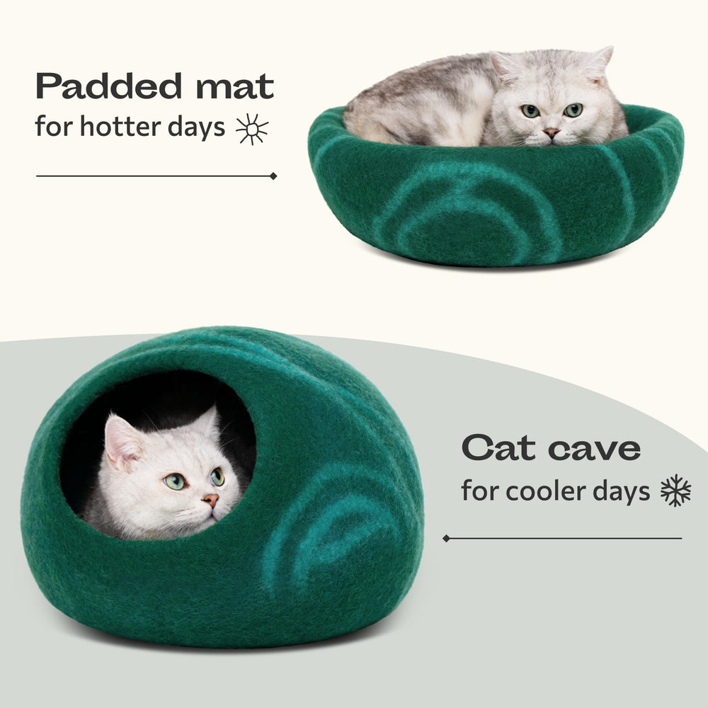 MEOWFIA diseño-natural-cama-gato: acabado elegante que complementa cualquier habitación