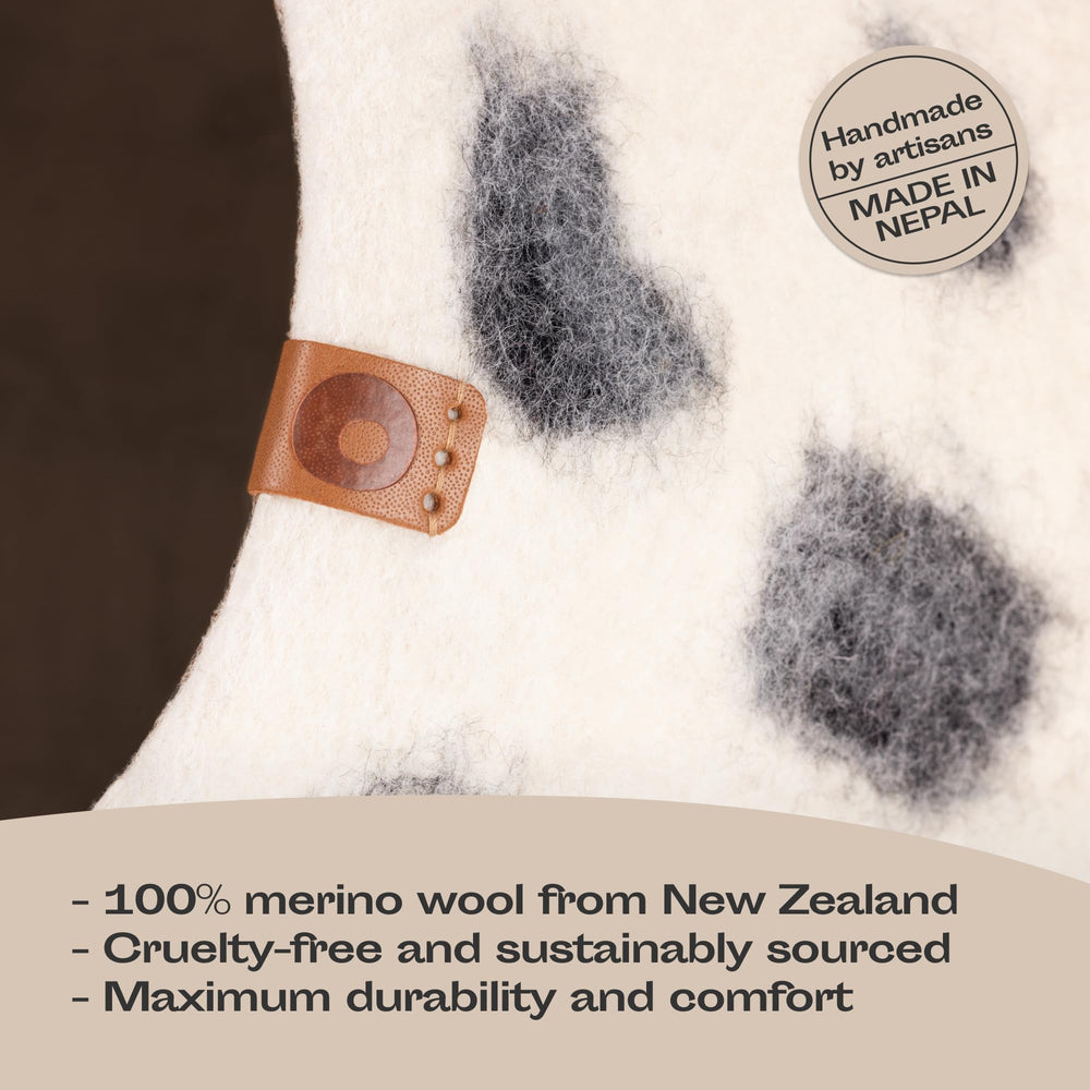 MEOWFIA Lana Merino Natural, material suave y sostenible para tu gato.