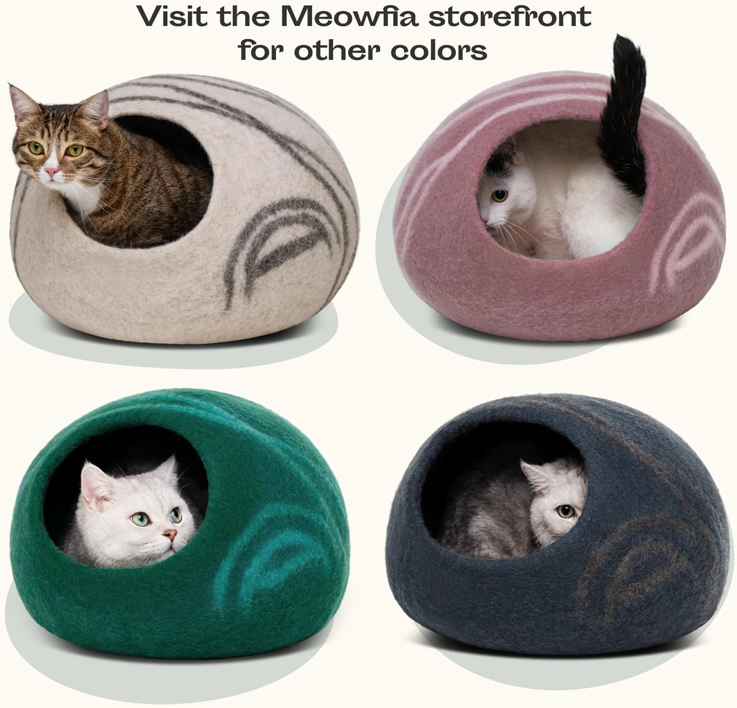 MEOWFIA Tallas M y L, adaptable para gatos de tamaño medio.