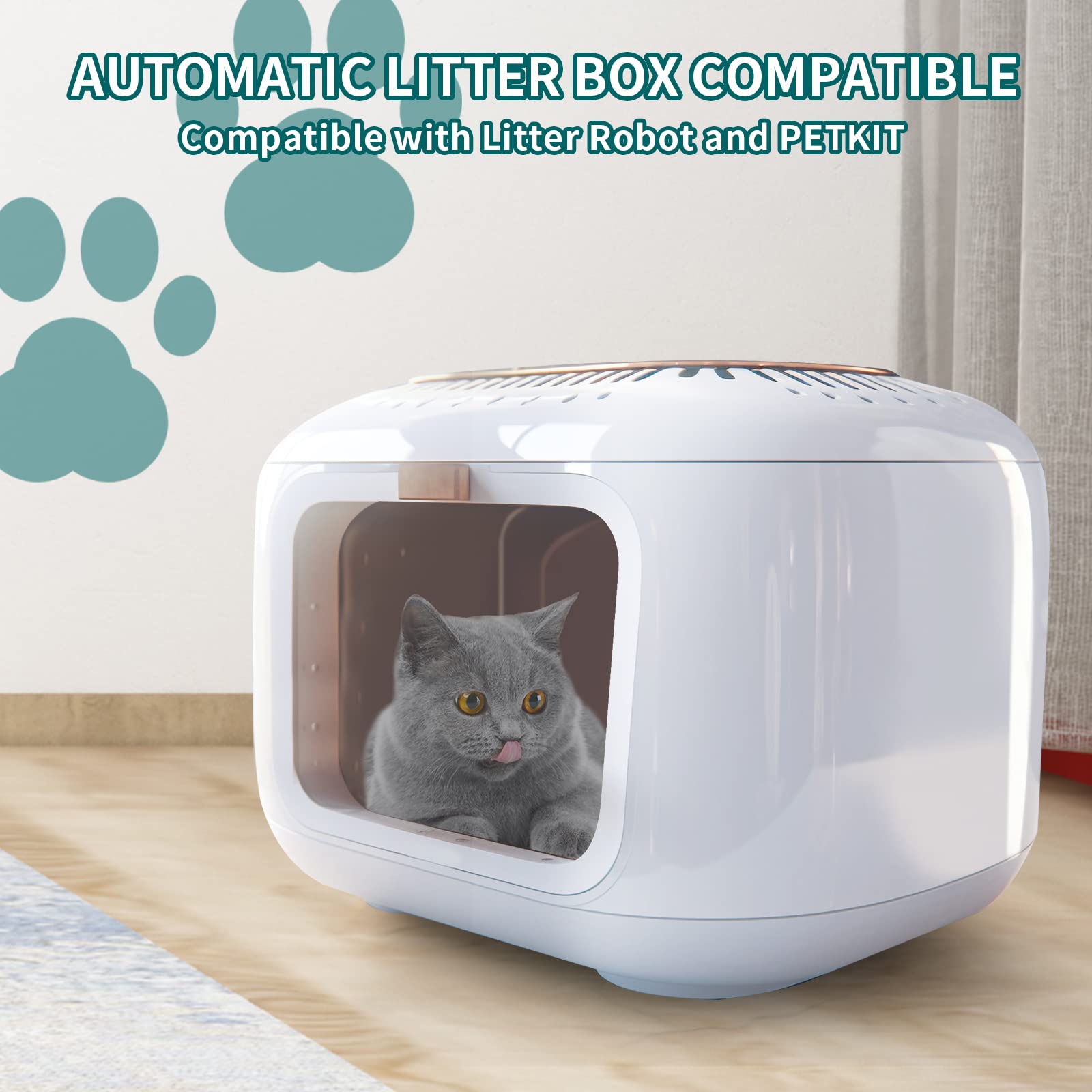 Meowgic Paws opción ecológica y apta para compostaje.