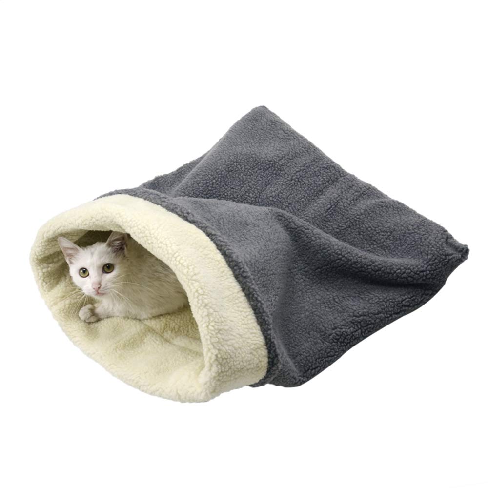 Meowgod cama cueva gato: refugio cálido para siestas relajadas.