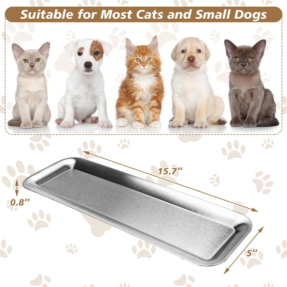 Meowgod pack de 2 tazones, ideal para hogares con varias mascotas.