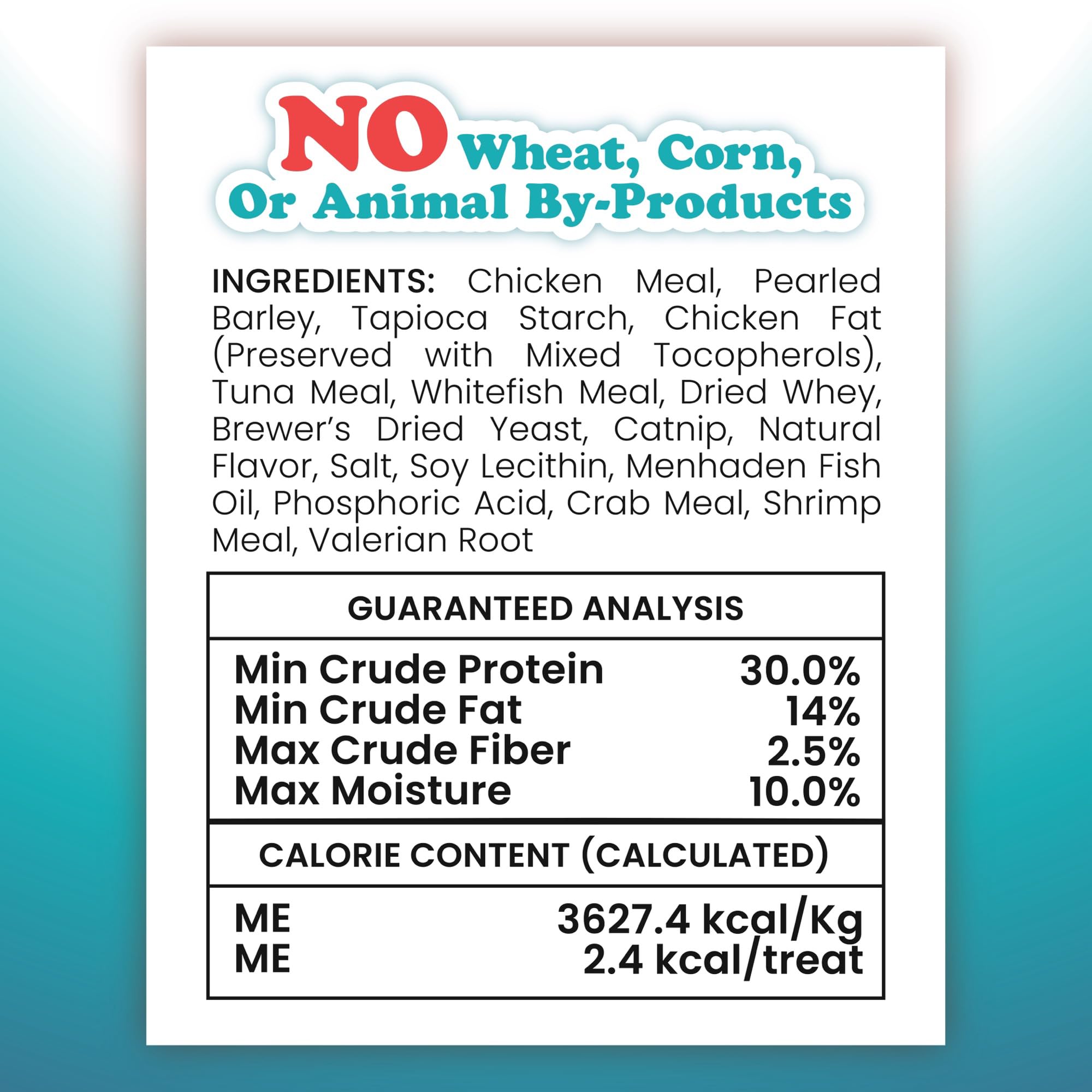 Meowijuana Crunchie Munchies con catnip real para estimulación sensorial