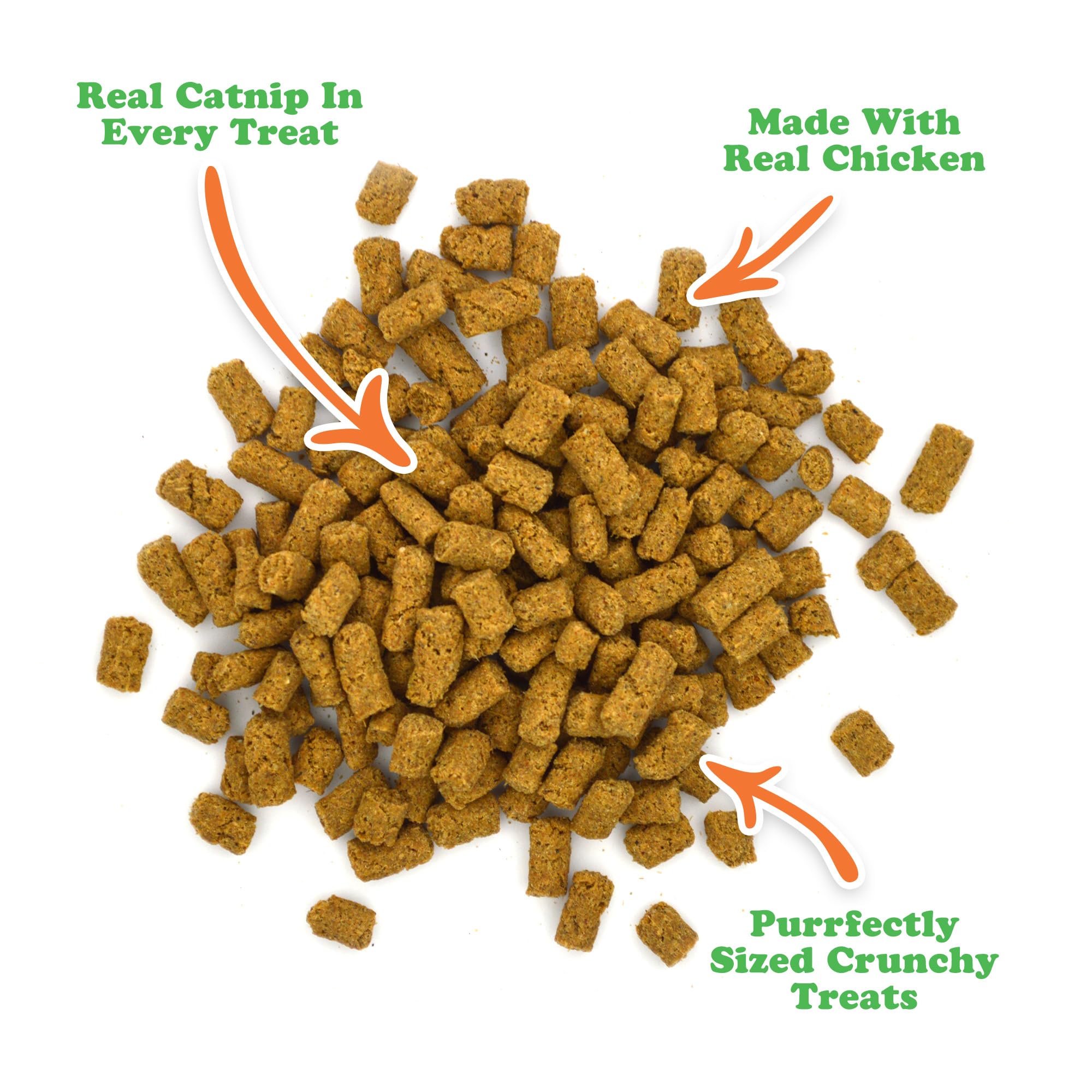 Meowijuana Crunchie Munchies sabor pollo para snack diario delicioso