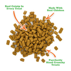 Meowijuana Crunchie Munchies sabor pollo para snack diario delicioso
