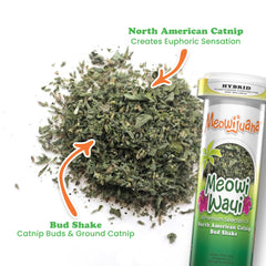 Meowijuana Meowi-Waui Bundle espolvorear catnip en juguete para estimular curiosidad