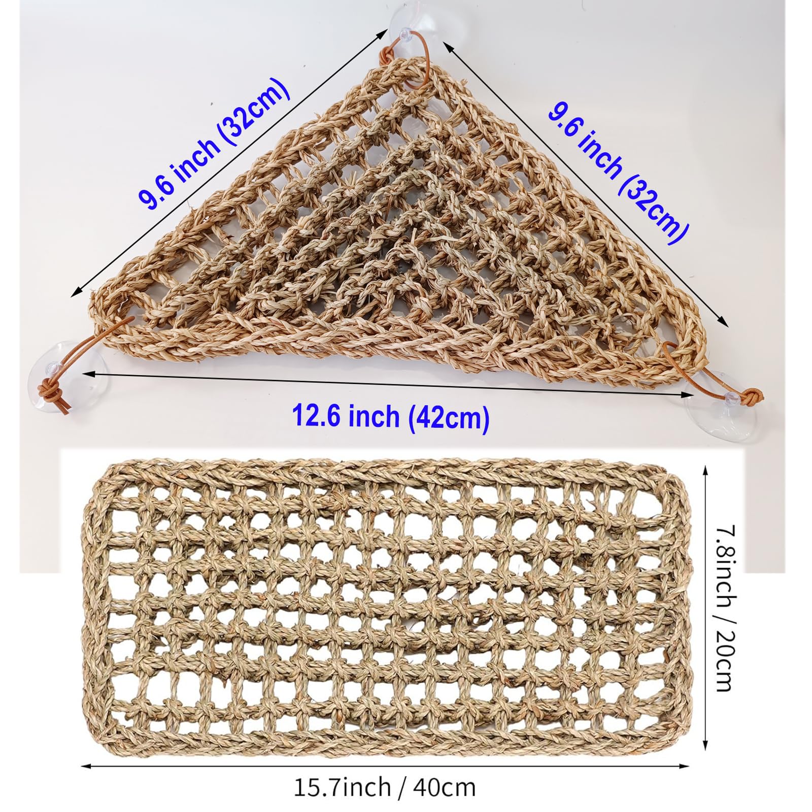 Mephan plantas artificiales para terrario, resistentes al agua y fáciles de limpiar.