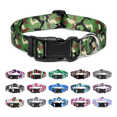 Mercano collar ajustable con patrones tribales para perros, cómodo y seguro