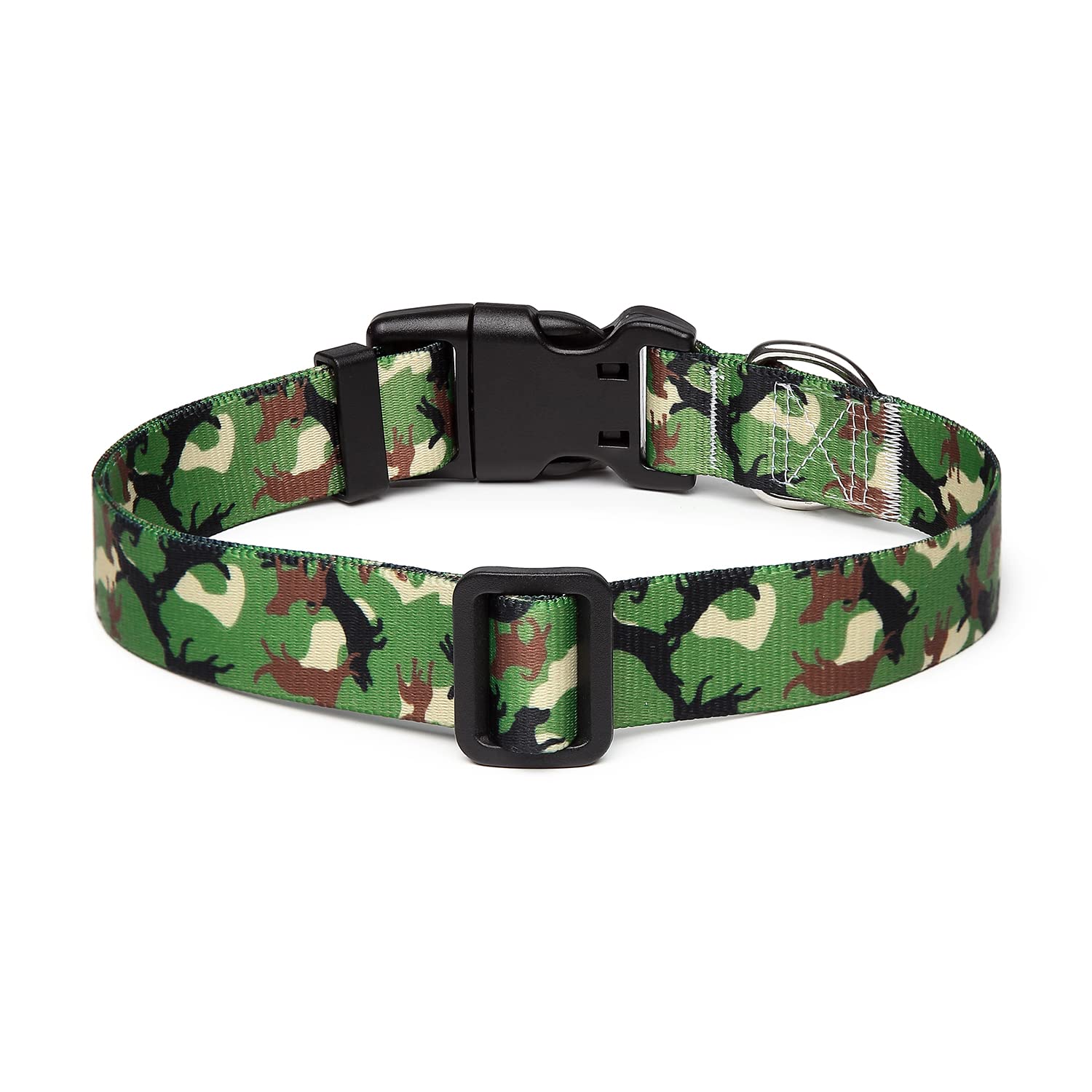 Mercano collar diseño camuflaje verde para uso diario, ligero y cómodo