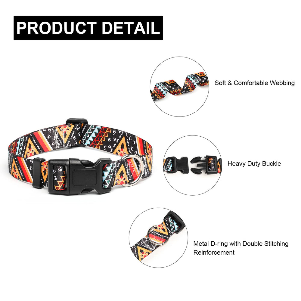 Collar Mercano de nylon suave, ligero y duradero para uso diario.