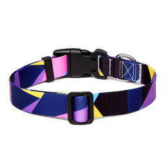 Mercano collar con patrón étnico floral, ligero y resistente para perros activos