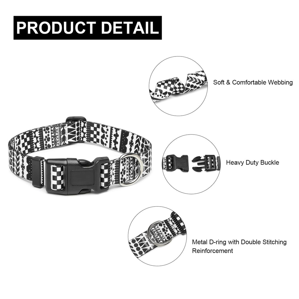 Mercano collar con cierre rápido y seguro, fácil de poner y quitar.