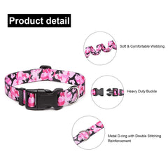 Mercano collar perro hebilla rápida, seguro y fácil de poner.