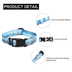 Mercano collar de material sintético suave y duradero, ligero para uso diario y juegos.