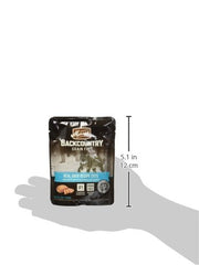 Merrick Backcountry Pato desmenuzado en salsa: textura suave que agrada al felino