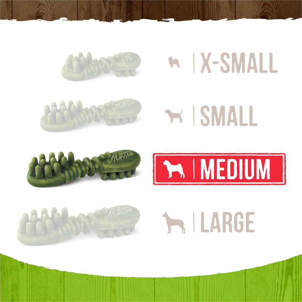 Merrick Fresh Kisses: limpieza dental con diseño de doble cepillo