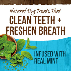 Merrick Fresh Kisses infusión de menta real para aliento más fresco durante la masticación