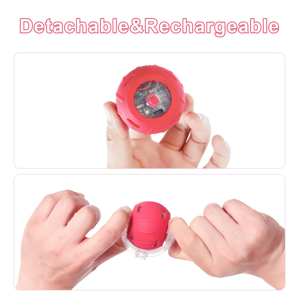 Metiya bola interactiva para gatos recargable con USB-C sin pilas