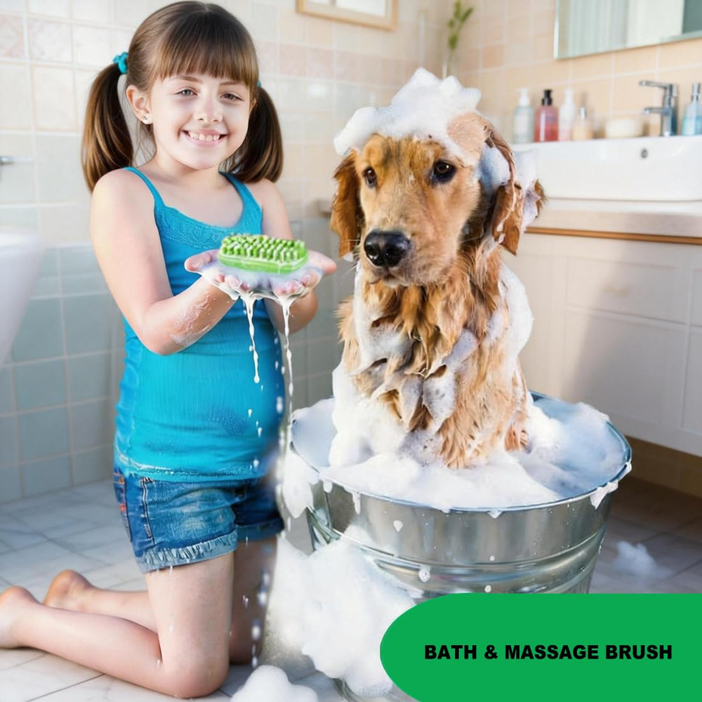 Metopets masaje relajante para perros y gatos con cerdas suaves.