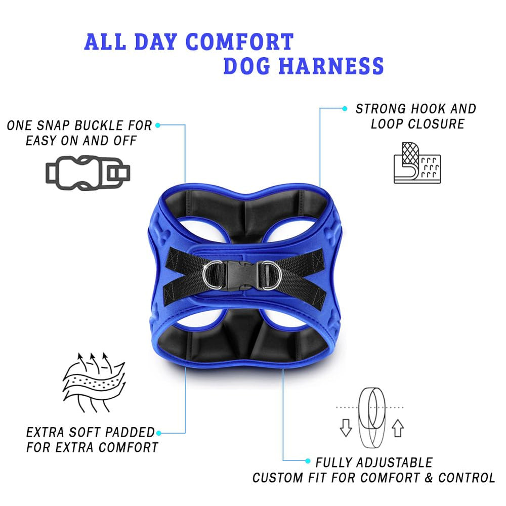 Arnés Metric USA con asa de control para seguridad durante paseos.