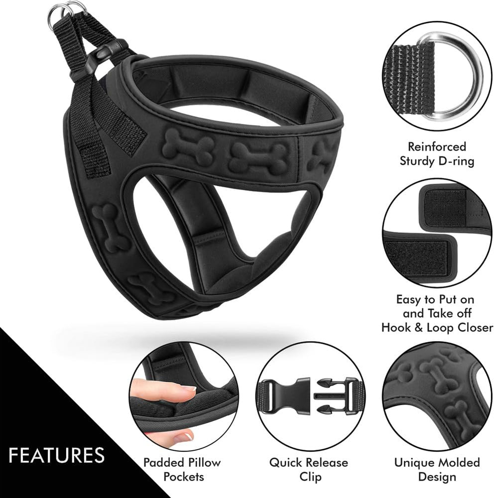 Metric USA arnés con velcro ajustable para ajuste preciso y rápido.