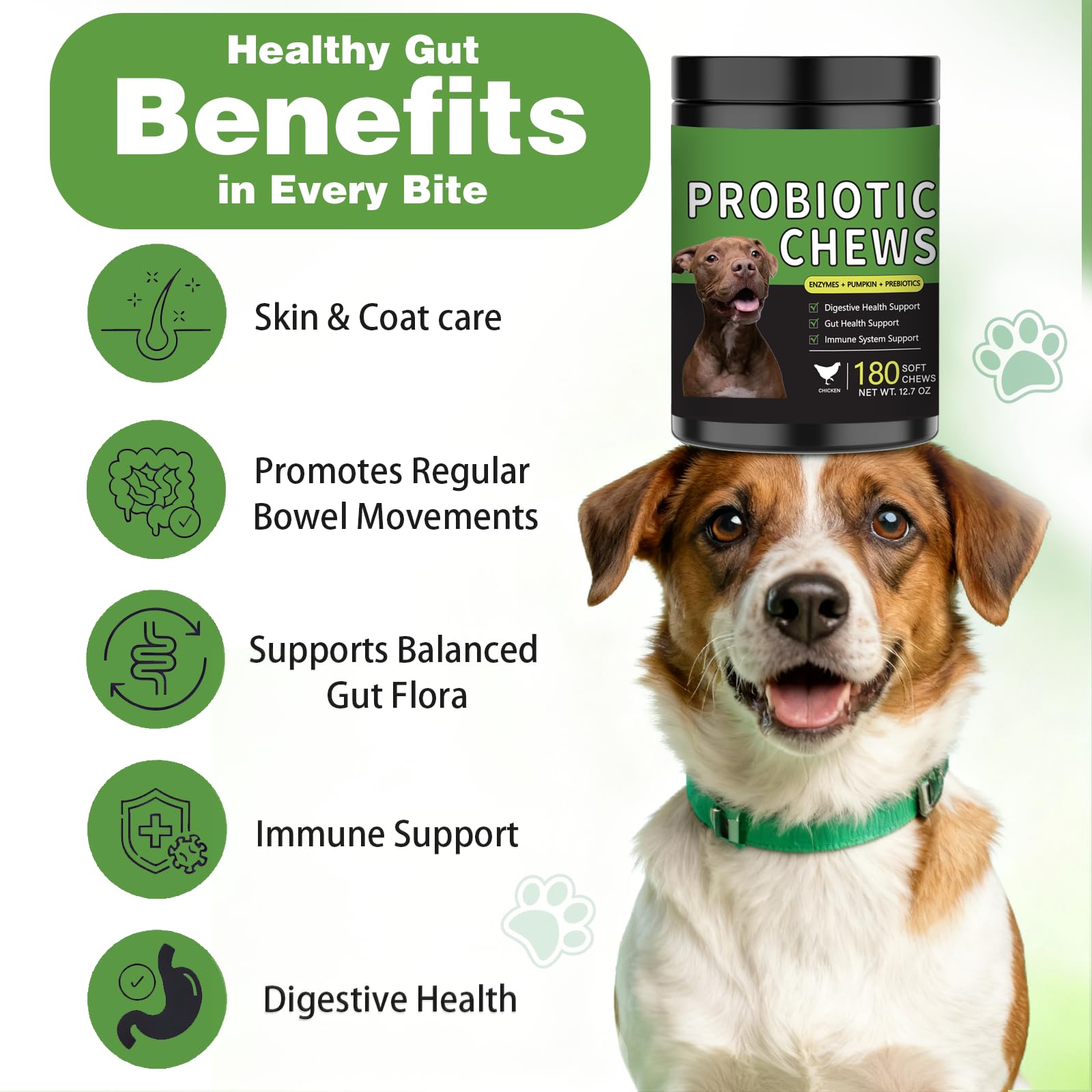 Meukgag Probiotics, enzimas digestivas que ayudan a descomponer nutrientes.