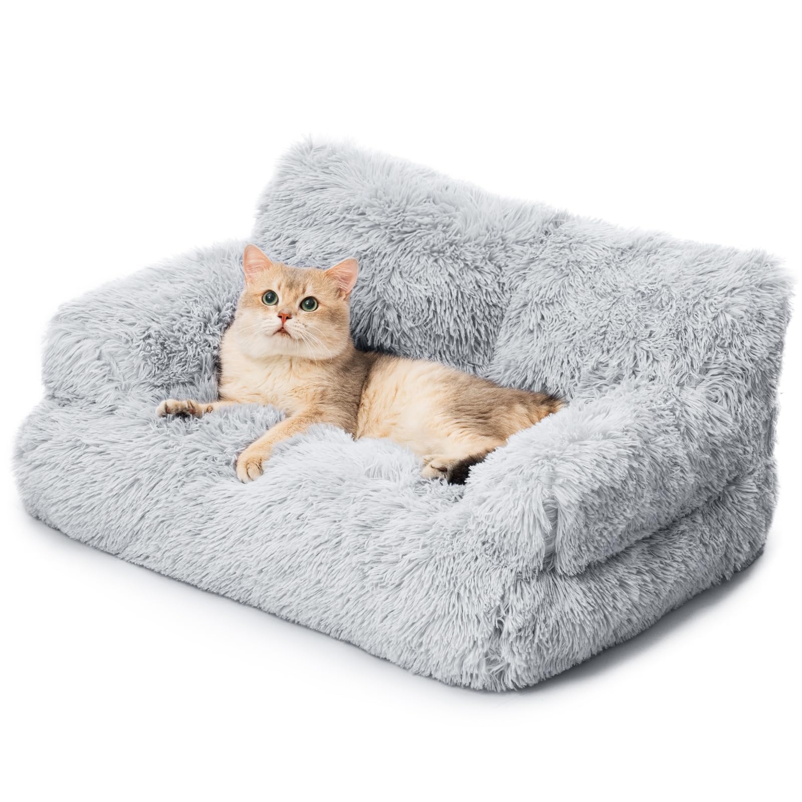 Mewoo uso-domestico-gris es perfecto para dormir o acurrucarse en casa.