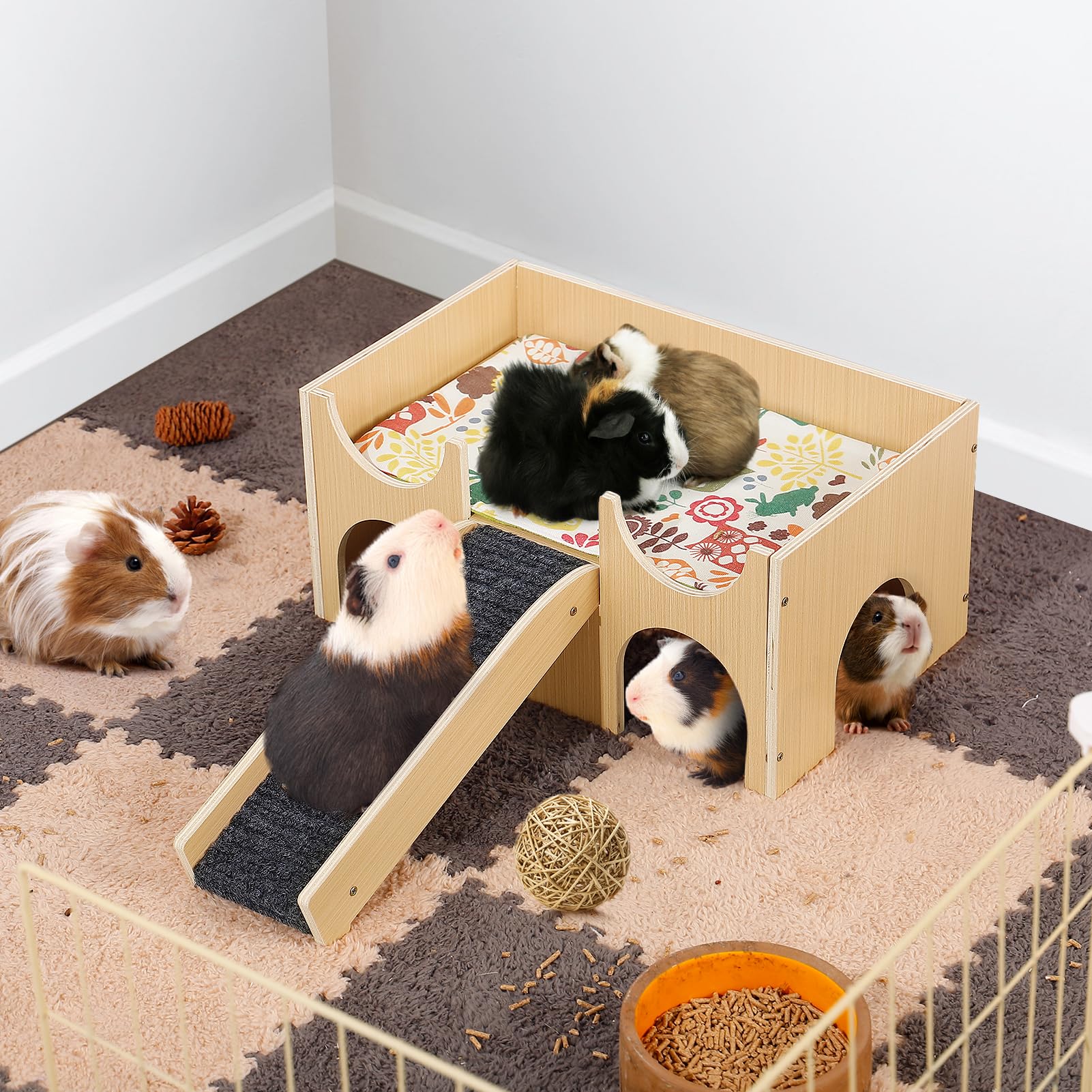 MEWTOGO zona de juego con escaleras: fomenta actividad y exploración.
