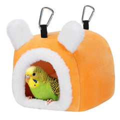 MEWTOGO nido invernal acolchado: calor y refugio seguro para aves pequeñas.